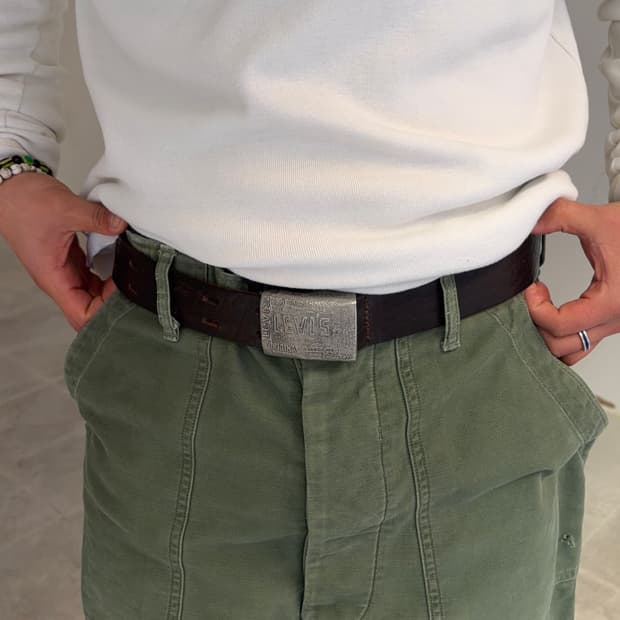 60-70’s Levi’s buckle leather belt