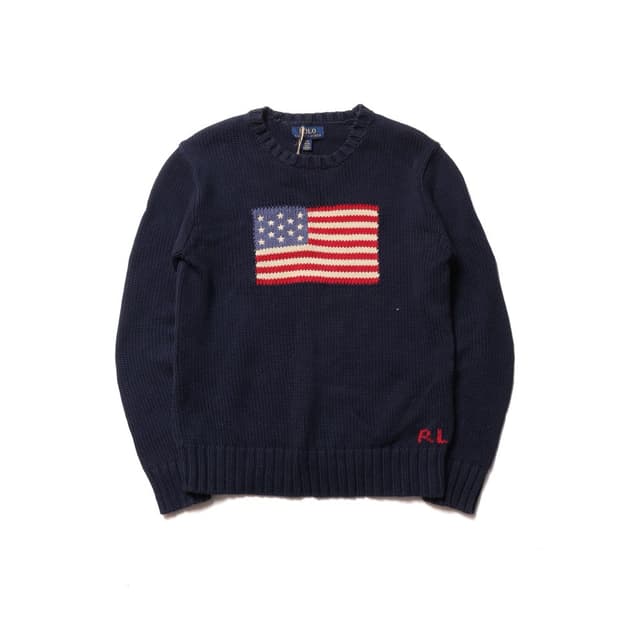 폴로 랄프로렌 Polo Ralph Lauren Iconic Flag Kn