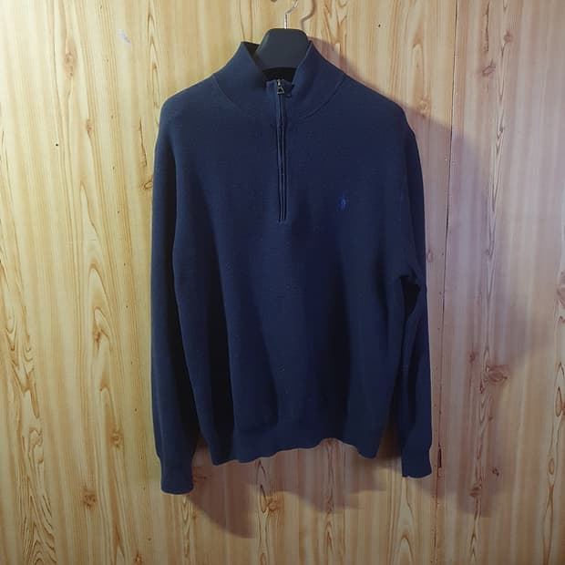 폴로 랄프로렌 피마코튼 반집업니트 XL