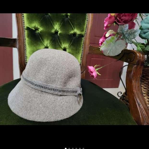 새상 울100% 클로슈 여성용 벙거지 모자