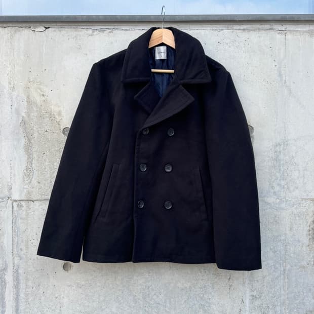 Japanese Black Pea Coat