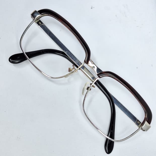80s 일본 ROSIER n38 SPM 100 선플래티늄 하금테 안경테