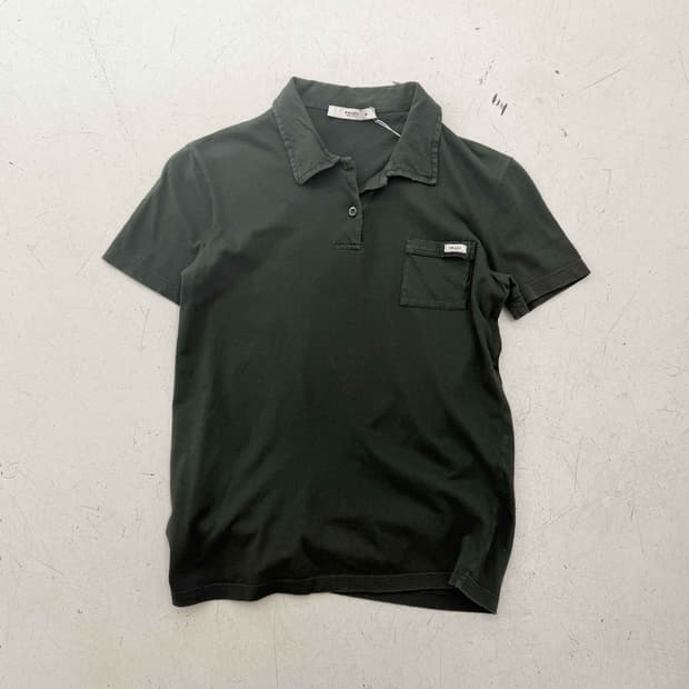 프라다 코튼 PK 티셔츠