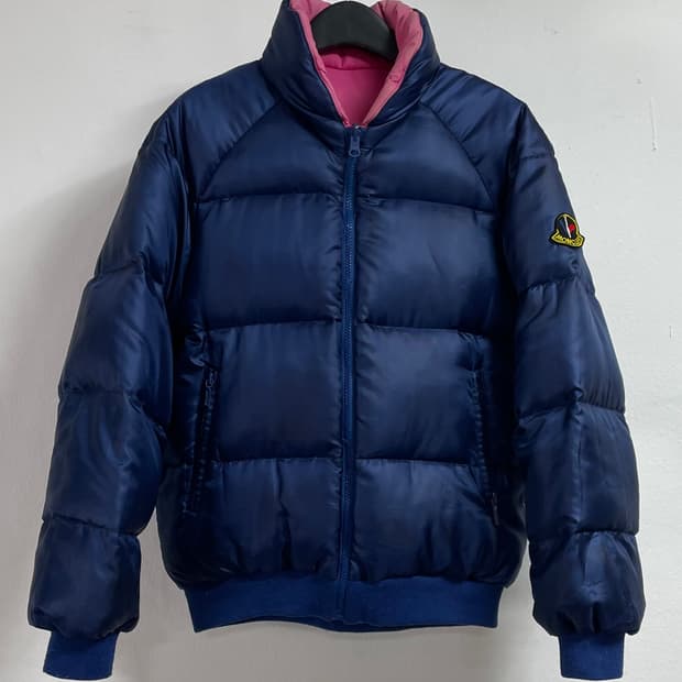 80s 몽클레어 아식스 우먼스 리버시블 숏패딩 (on.78)  