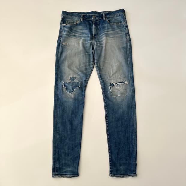히스테릭글래머 hysteric glamour 리페어 데님팬츠