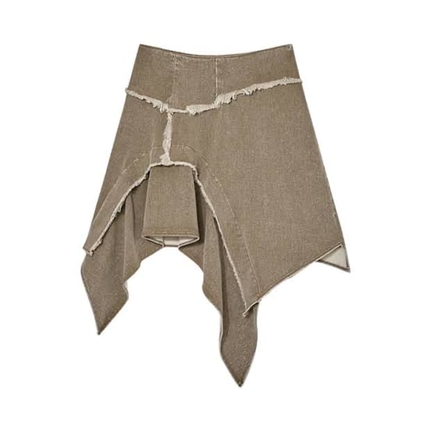 글로니 본즈 그런지 데님 스커트