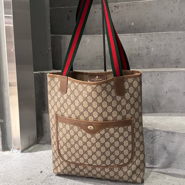 구찌 GG로고 수프림 토트백 