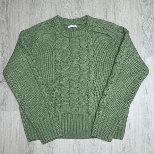 자라 초록 니트