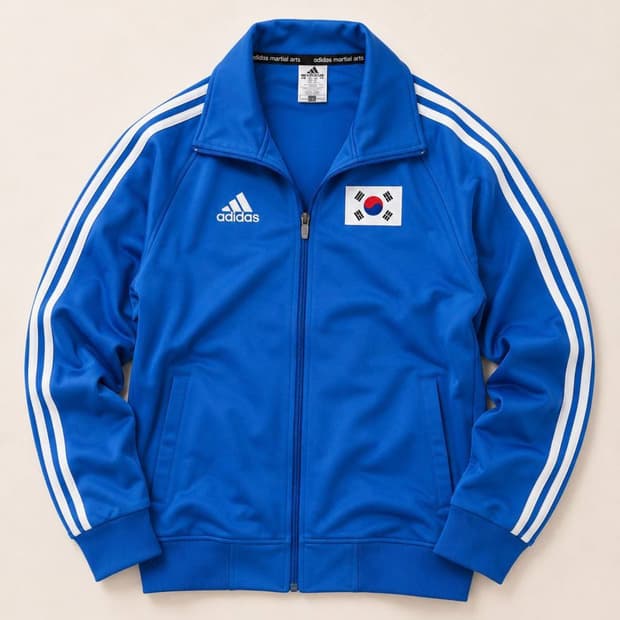 Adidas 아디다스 팀 코리아 트랙탑 져지