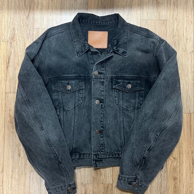 시스템 옴므 흑청 자켓