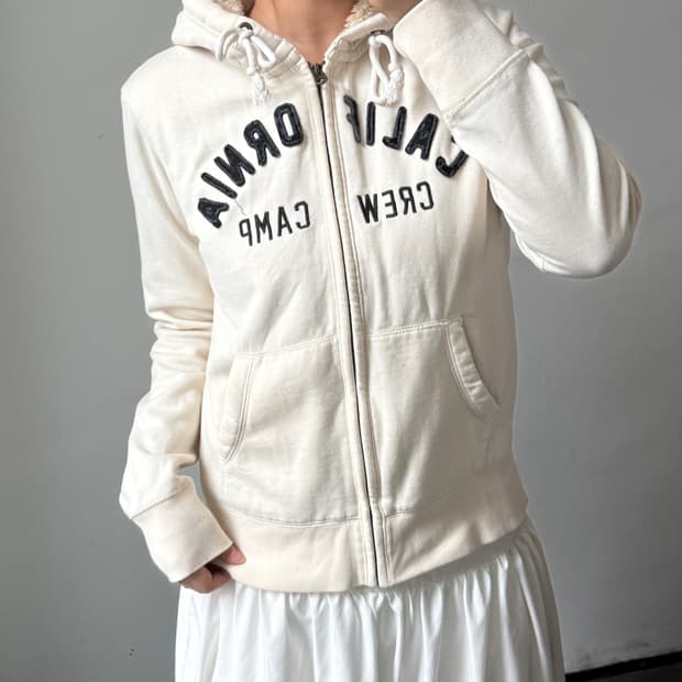 [L] 후아유 아이보리 후드집업