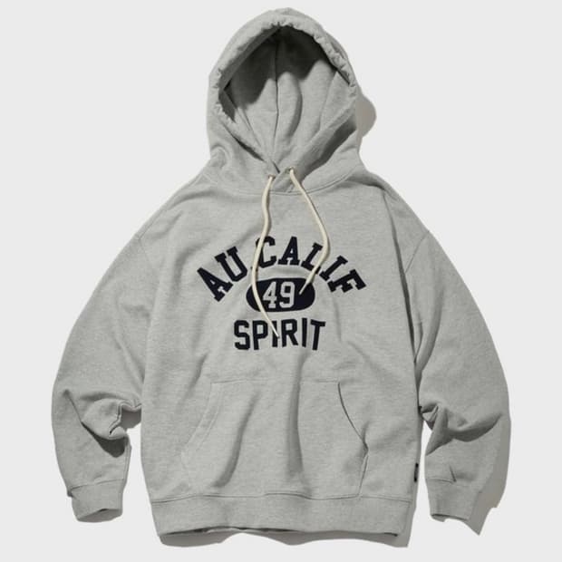 후아유 바시티 로고 후드티