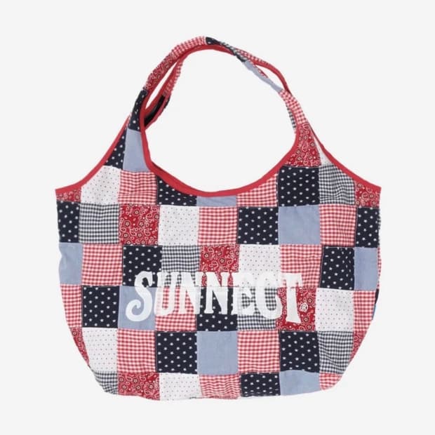 써넥트 Madras Shopper Bag - Red