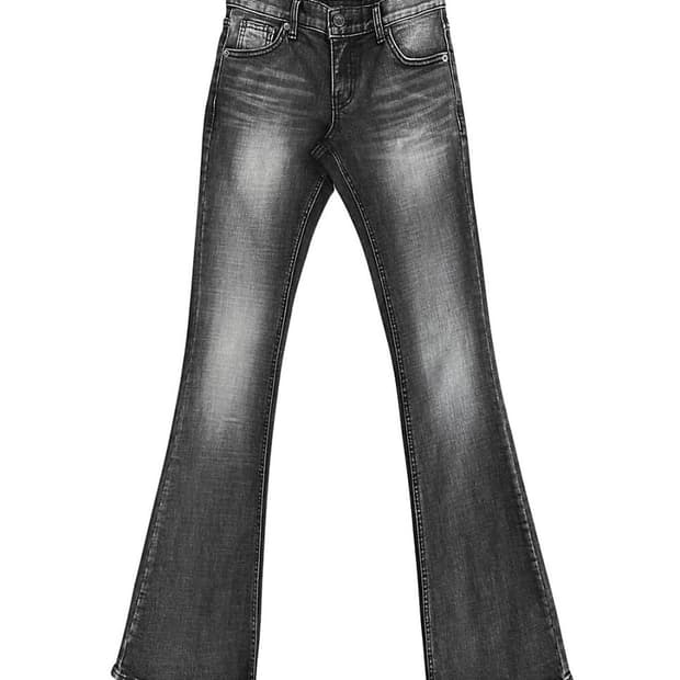 보헤미안서울 부츠컷 데님 그레이 L사이즈