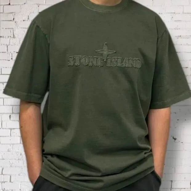 스톤아일랜드 워싱 반팔티