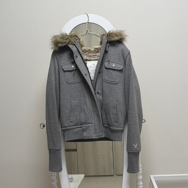 (Vintage) 아메리칸 이글 울프조 후드집업