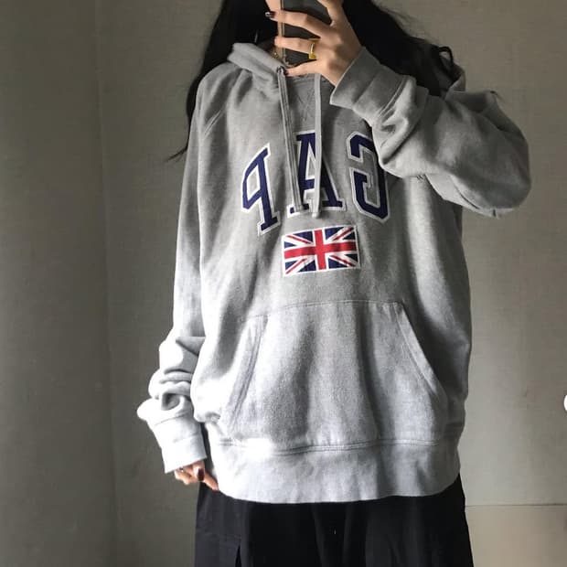 gap 갭 유니온잭 영국 후드티
