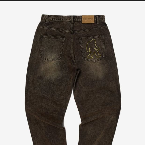 VINTAGE BAGGY DENIM (BROWN)