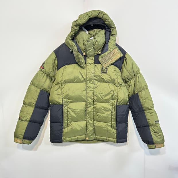 코오롱 남성 윈드스토퍼 구스다운 패딩 100