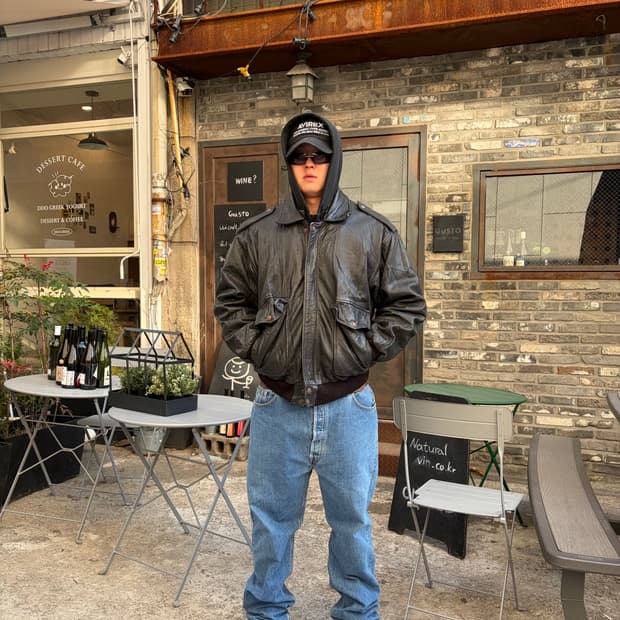 80’s Japanese cow-leather A-2 bomber