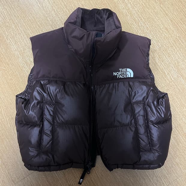 (W) 노스페이스 눕시 다운 베스트 브라운