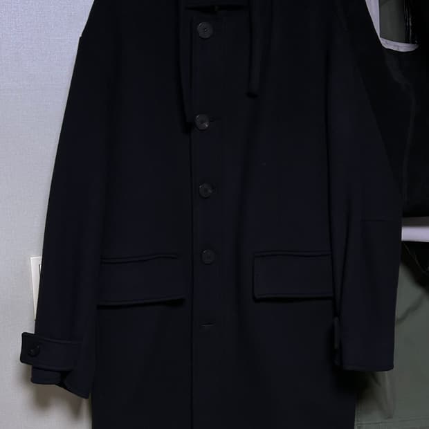 폴리테루 멜튼울 후디드코트 3 초판x