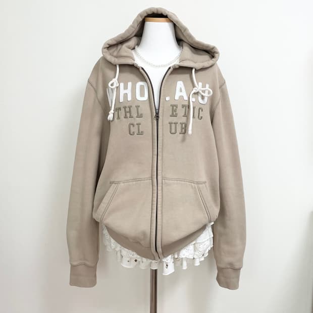 WHOAU 후아유 코코아밀크 후드집업 후아유후집 후아유후드집업후아유아방