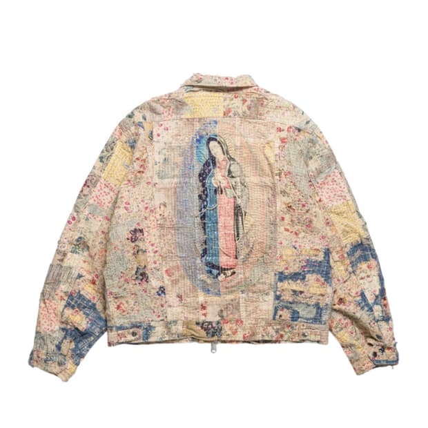 (새상품/3)kapital boro zip up beige