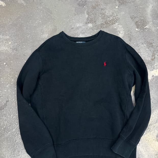 폴로 맨투맨 검정 기본