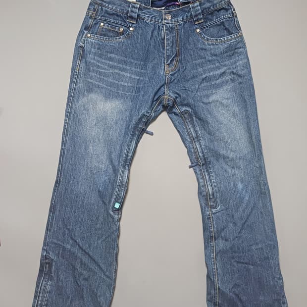 [M] 블렌트 마블 레이어드 데님 팬츠 보드복 스키복