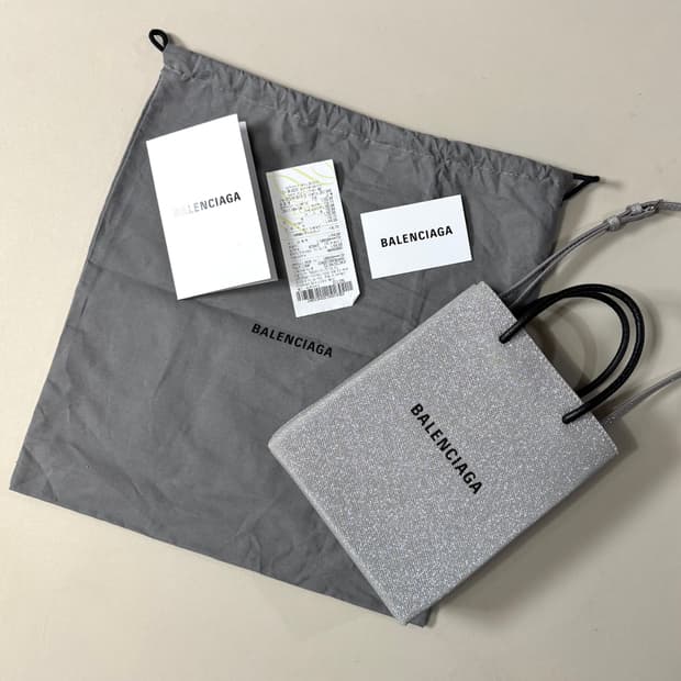 [백화점판/당일출고]발렌시아가 글리터 폰홀더백 / 크로스백