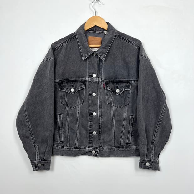Levis 리바이스 흑청 데님 자켓