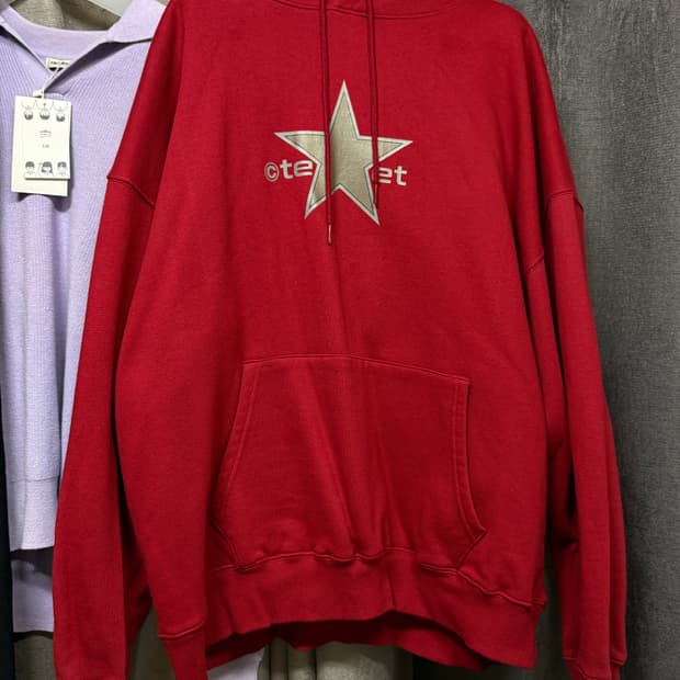 테켓 us후드 버건디 L사이즈