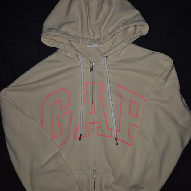OLD GAP 올드갭 버터 핑크 후드집업 M Size