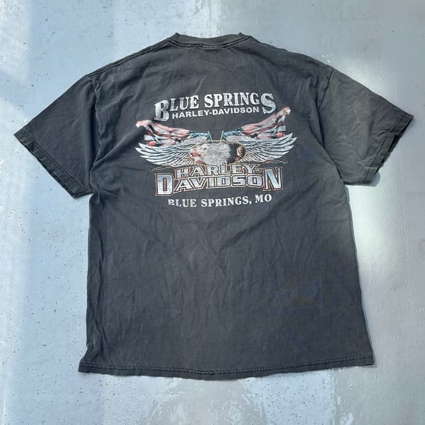 [할리데이비슨] •00s Vintage Graphic Tee