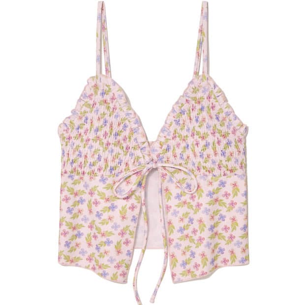 글로니 수영복 탱키니 라벤더 glowny tankini 세트 m