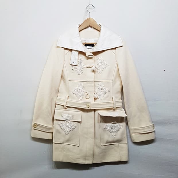 [새상품] PATRIZIA PEPE 하프코트 베이지