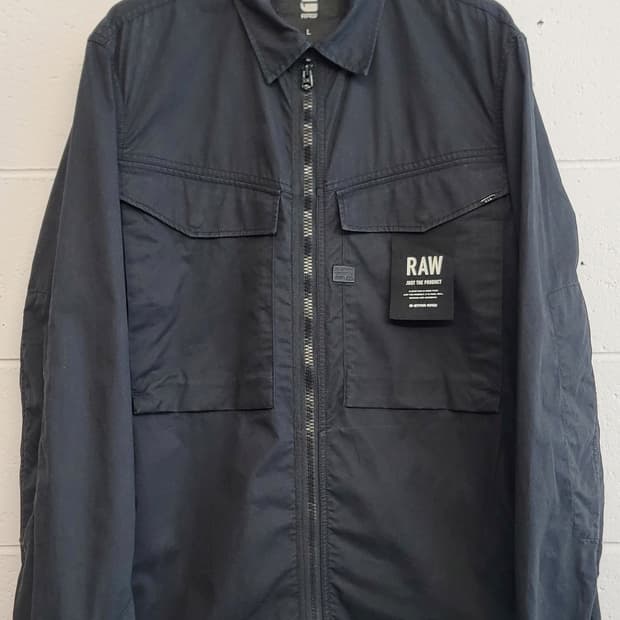 G-STAR RAW(지스타) 오버핏 밀리터리 집업 셔츠형자켓(셔켓) 판매