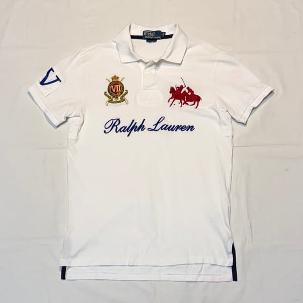 초희귀) 폴로 랄프로렌 빅포니 치프키프 카라티 화이트