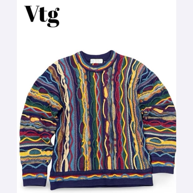 쿠지맛 케이블니트