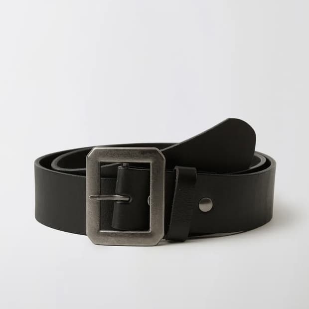 아웃스탠딩 OSTD COWHIDE BELT_BLACK 벨트