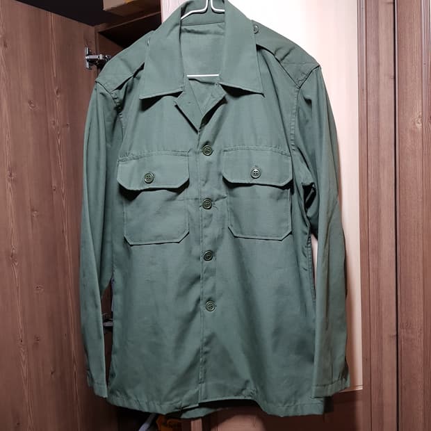 미사용 / 1988년 / 한국군 군복 상의 / 올리브드랩 /강-428