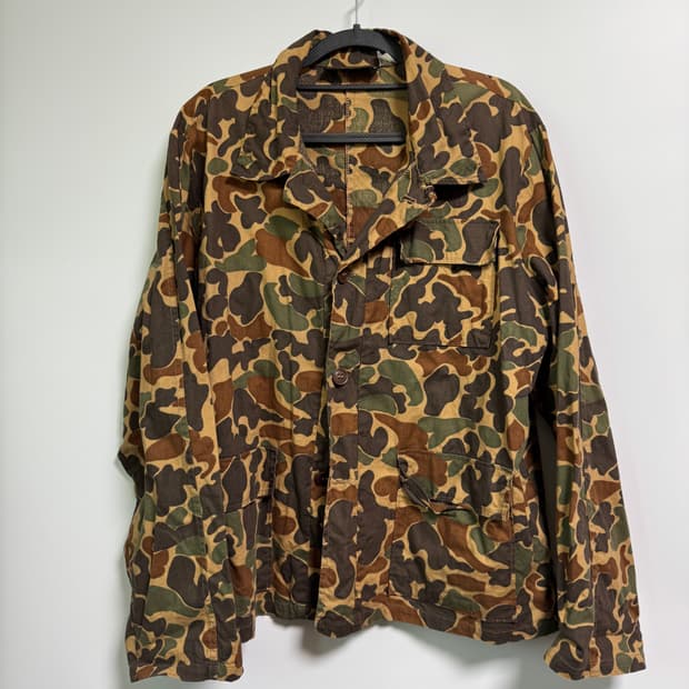 밀리터리 오리 사냥 위장 패턴 자켓 100-105