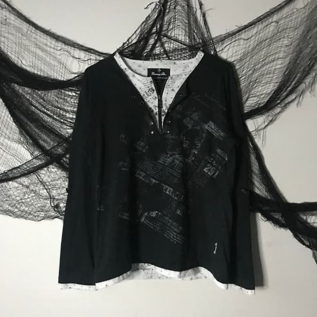 00s punk mood eyelet longsleeve
