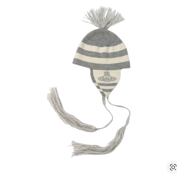 비비안웨스트우드 이어플랩 비니 정품