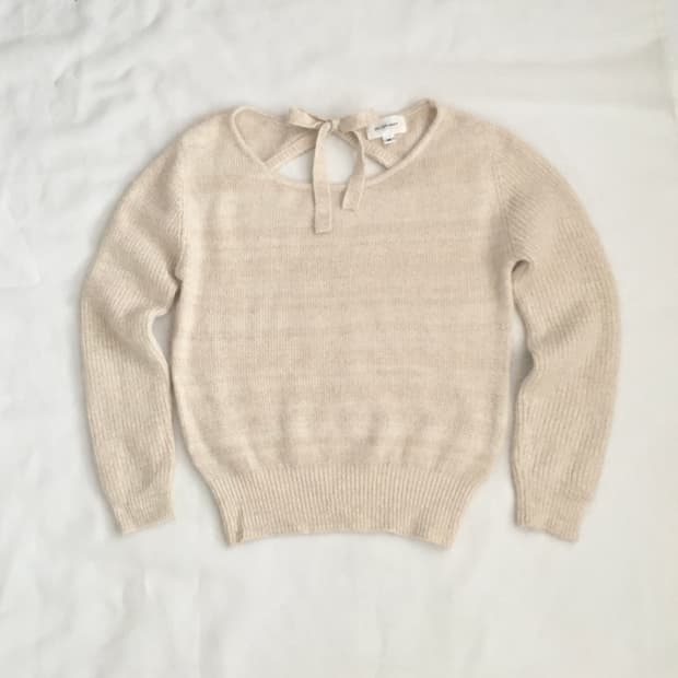 JILL STUART Angora Shimmer Knit Sweater