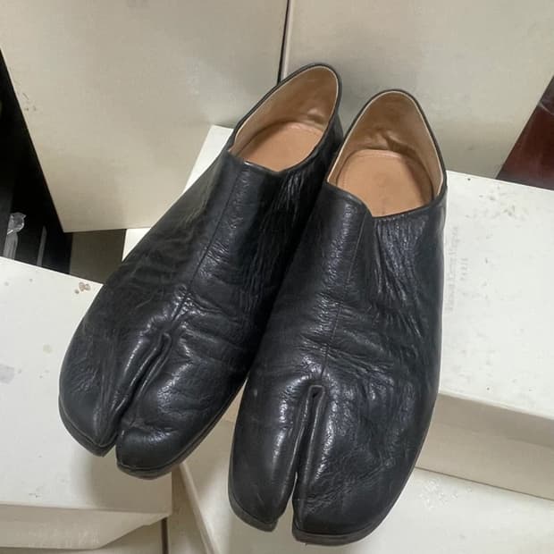 메종마르지엘라 타비슈즈 블랙 42