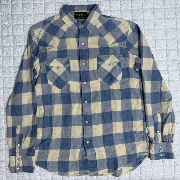 rrl 버팔로 웨스턴 셔츠 m