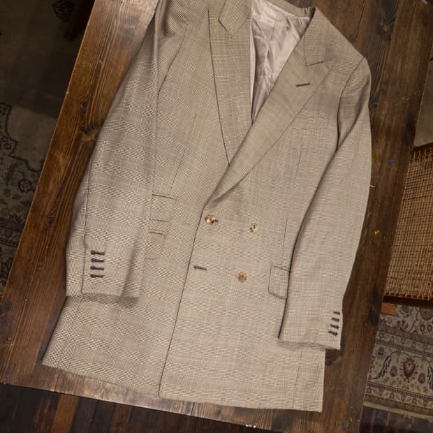 에드가 폼로이 비스포크 더블브레스티드코트