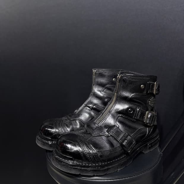 할리데이비슨 바이크 지퍼부츠